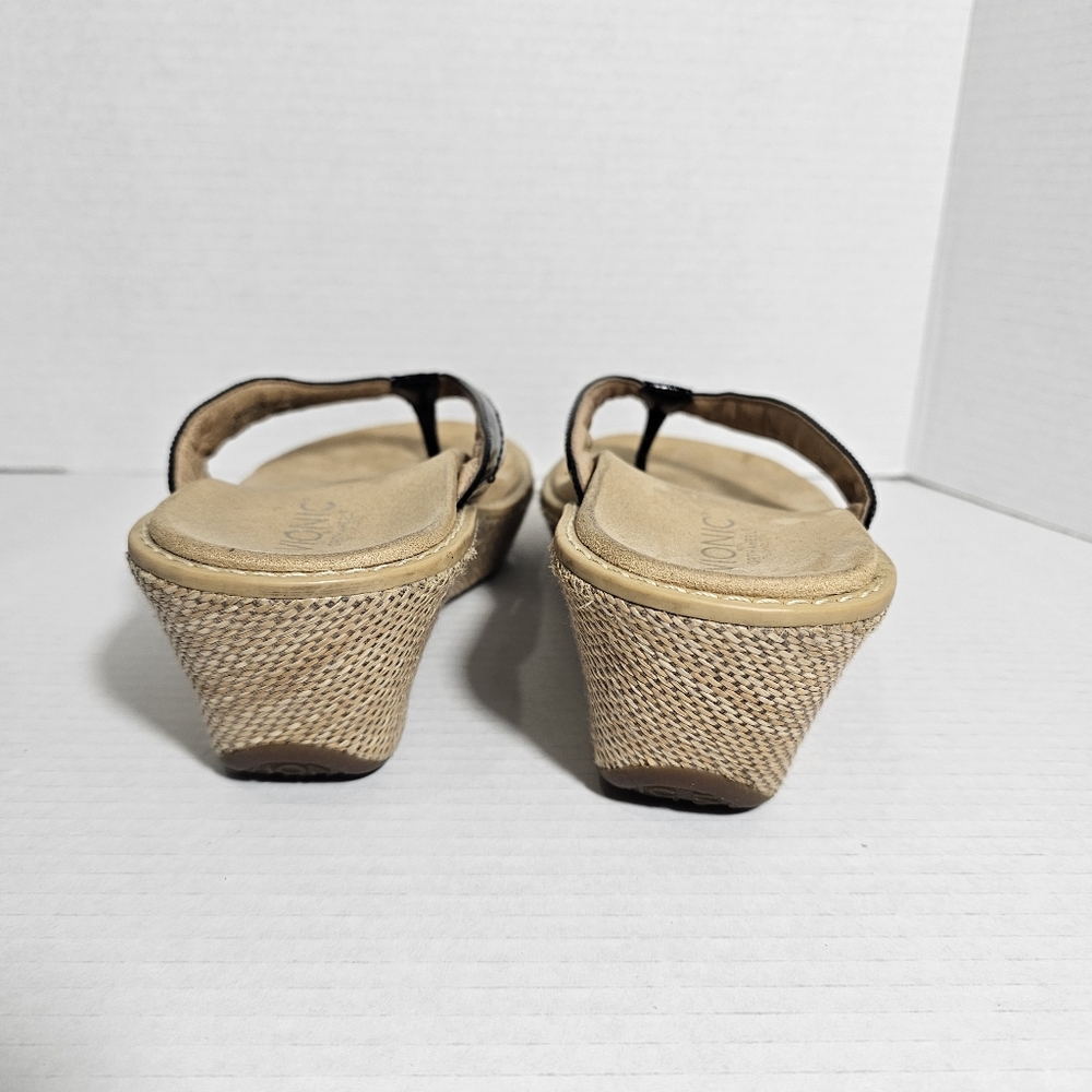 Vionic Grenada Platform Wedge Sandals Size 8 Blac… - image 3